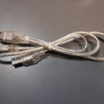 کابل mini USB همراه با برق اضافی