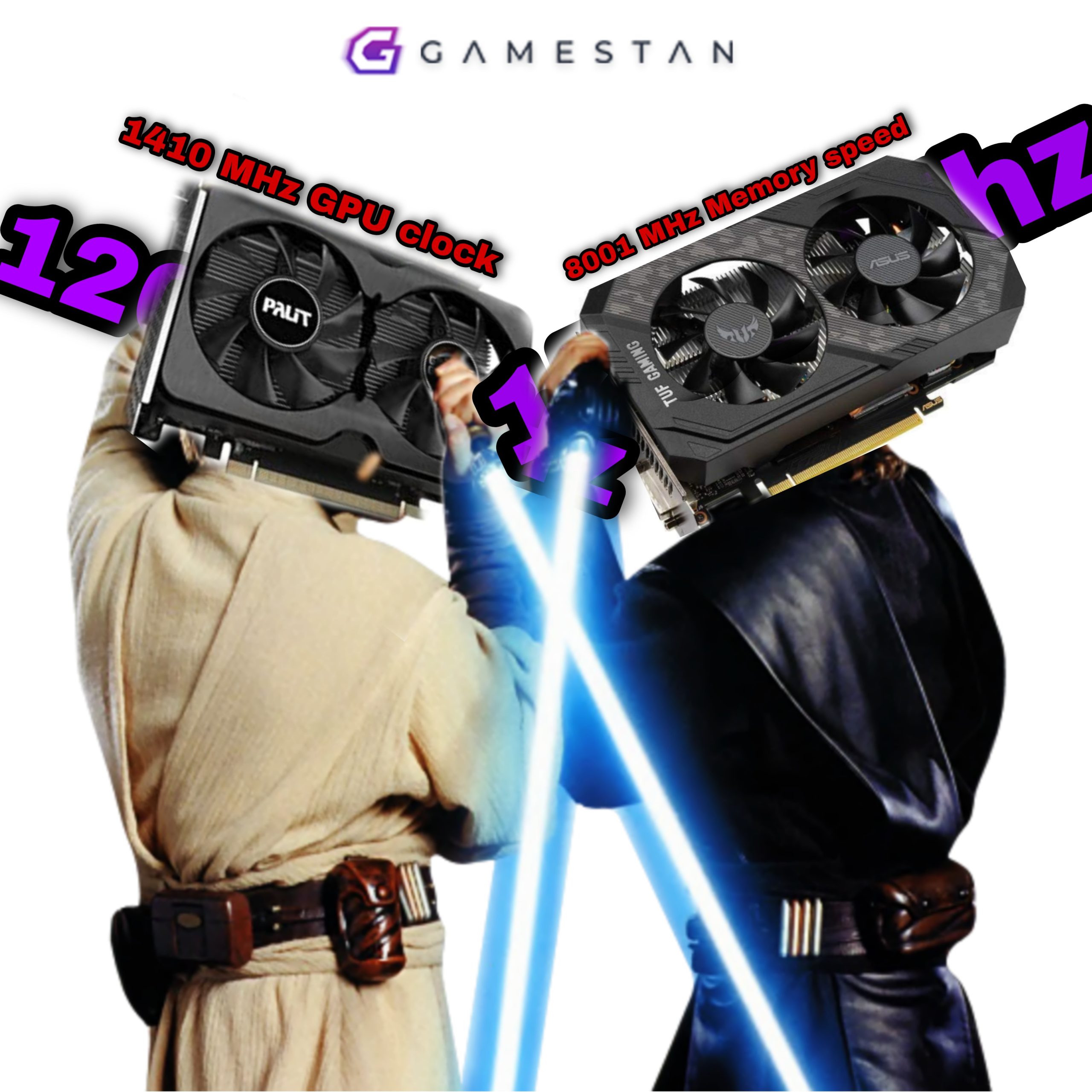 مقایسه کارت گرافیک gtx 1660 و gtx 1650