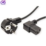 کابل برق پاور کامپیوتر سر کج 1.5 متری